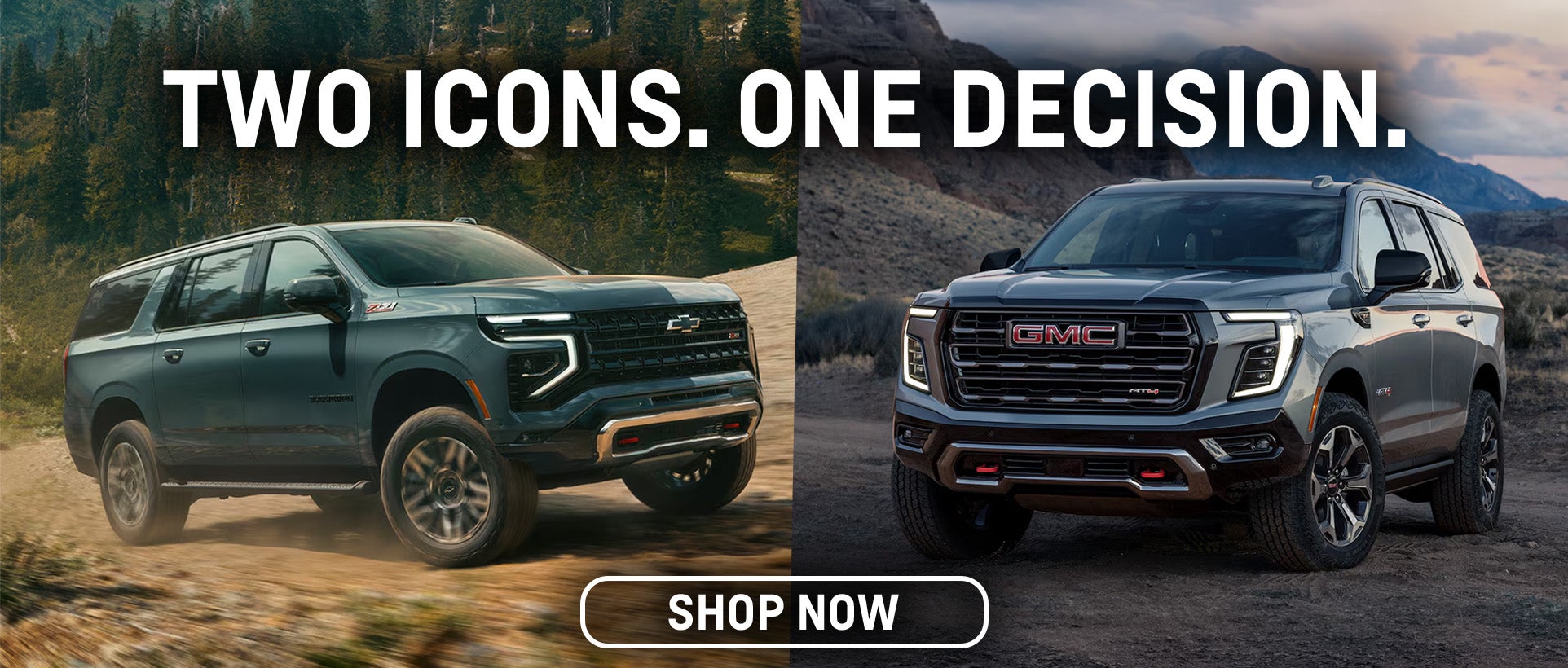 Chevy Suburban vs. GMC Yukon