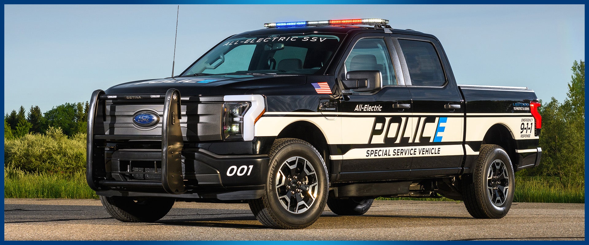 America’s First Electric Pickup Truck For Police