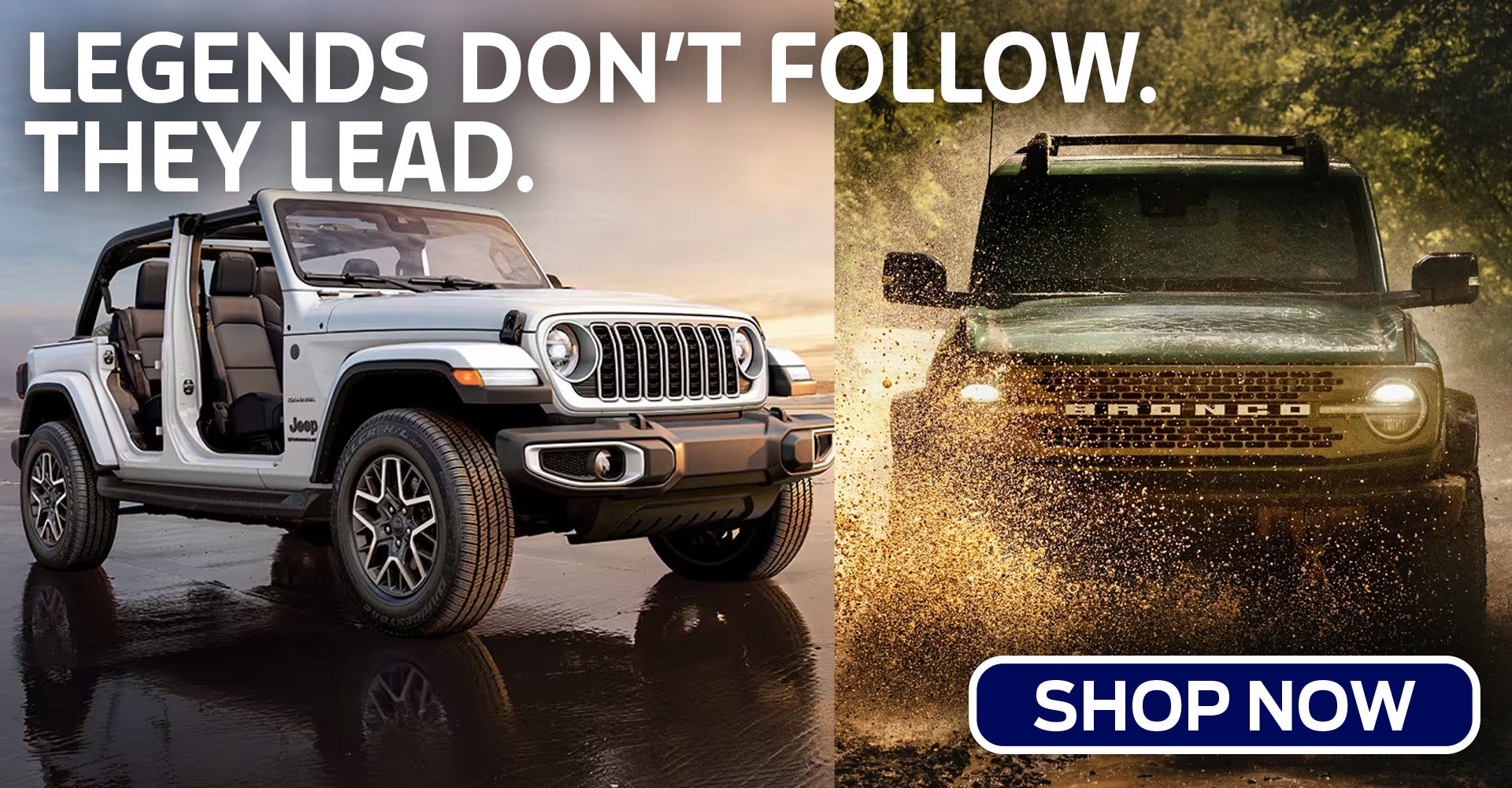 Ford Bronco Trims vs. The Jeep Wrangler Rubicon