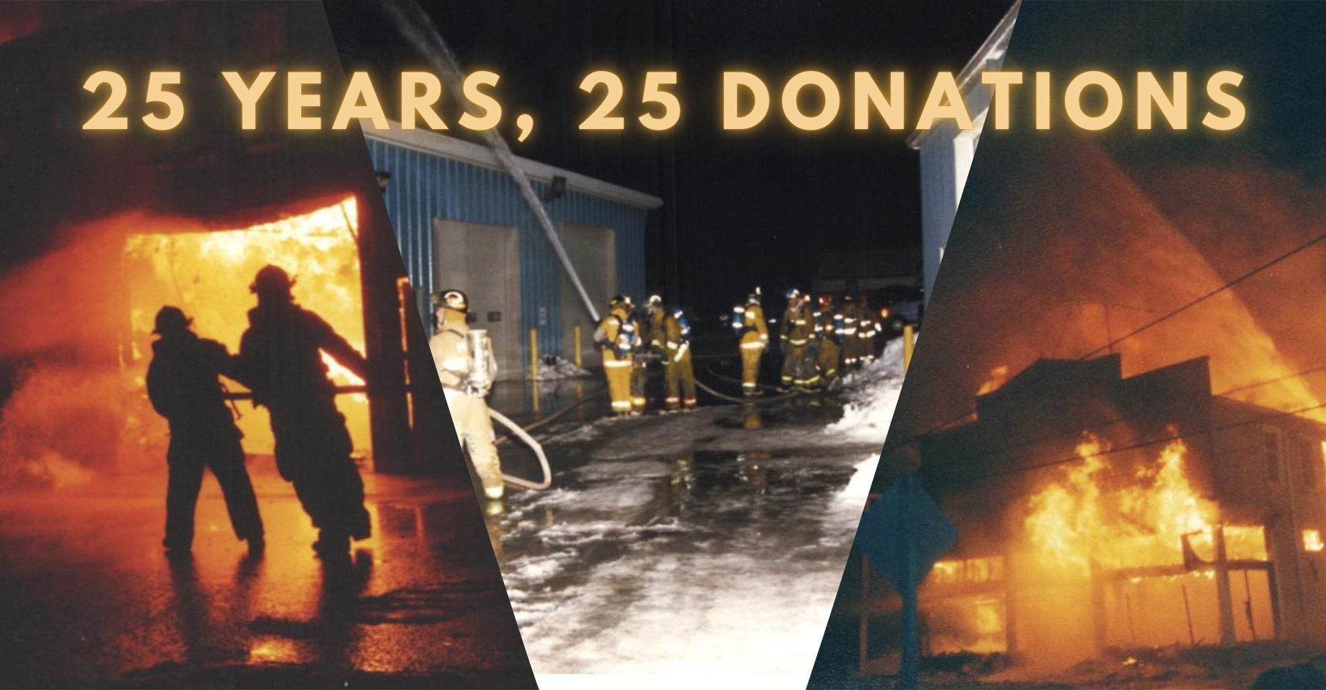 Preston Fire 25th Anniversary Donations