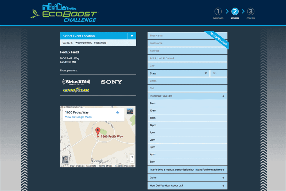 2015 Ford EcoBoost Challenge Tour