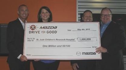 mazda drive for good donation 2015