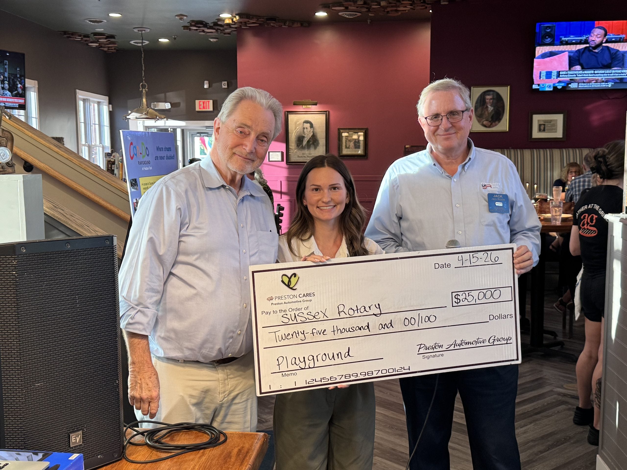 Can-Do Park Donation