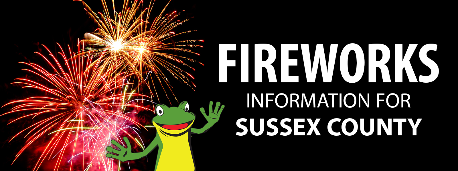 Fireworks Information for Sussex County - Header Image