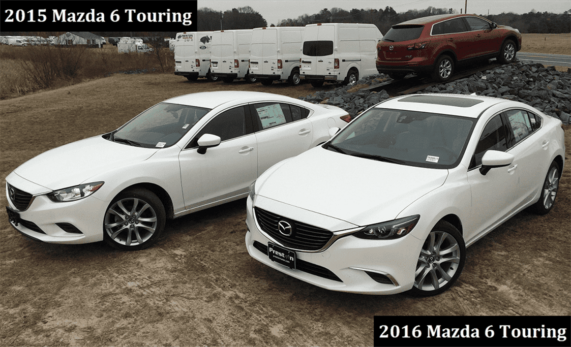2015 and 2016 Mazda 6 at preston mazda