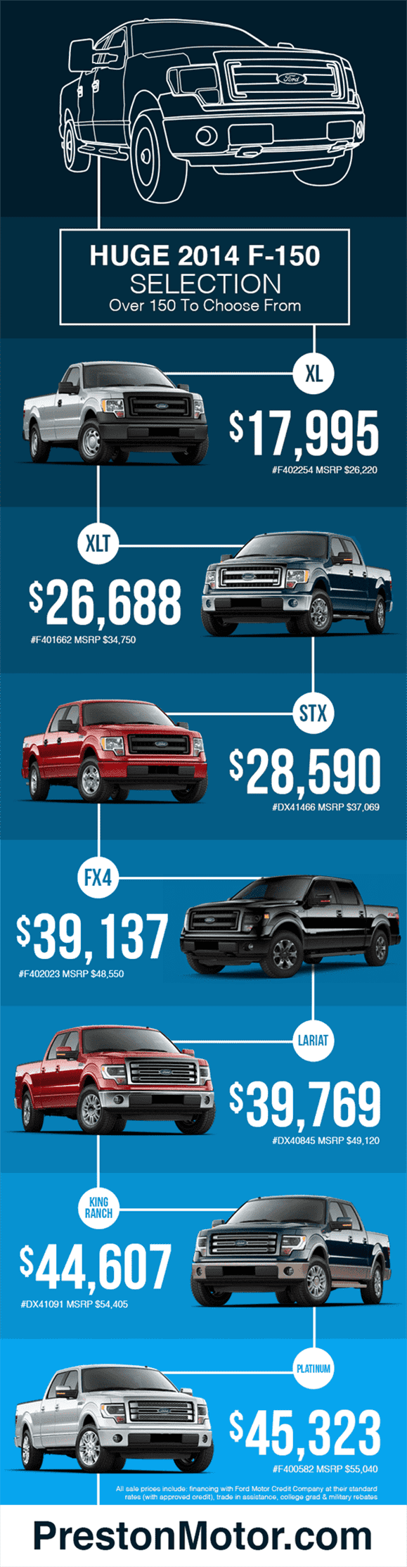 2014 ford f-150 at preston auto group