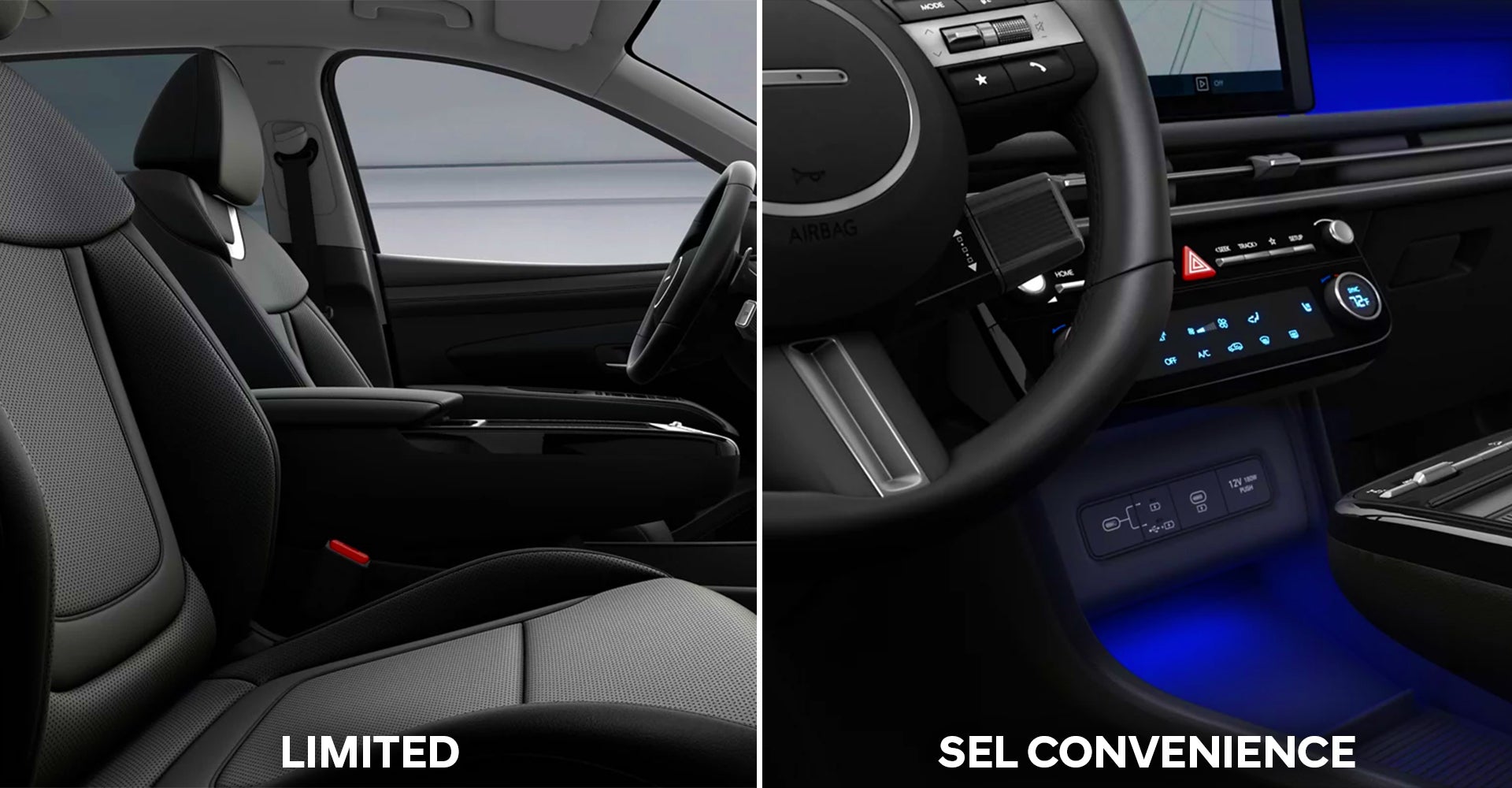 Differences Between Hyundai Tucson Hybrid Sel Convenience vs Limited