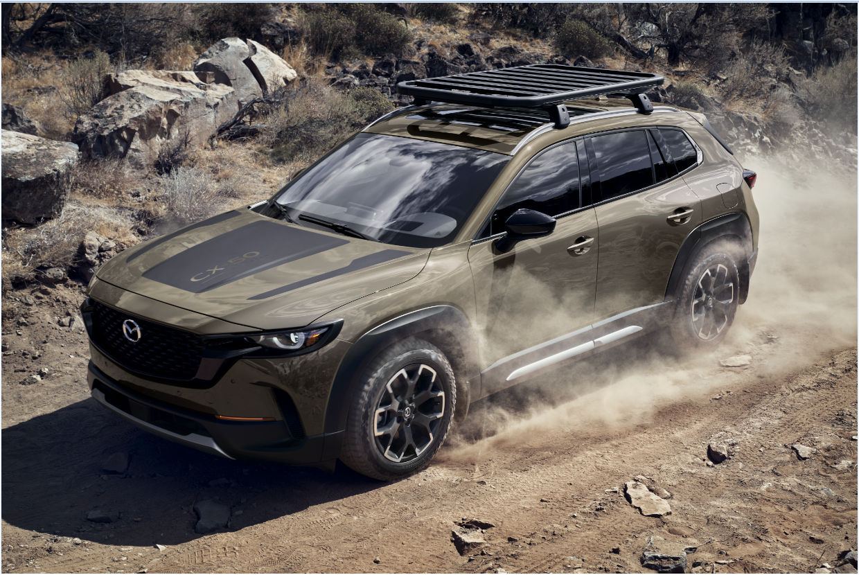 Mazda's CX-50 in Zircon Sand