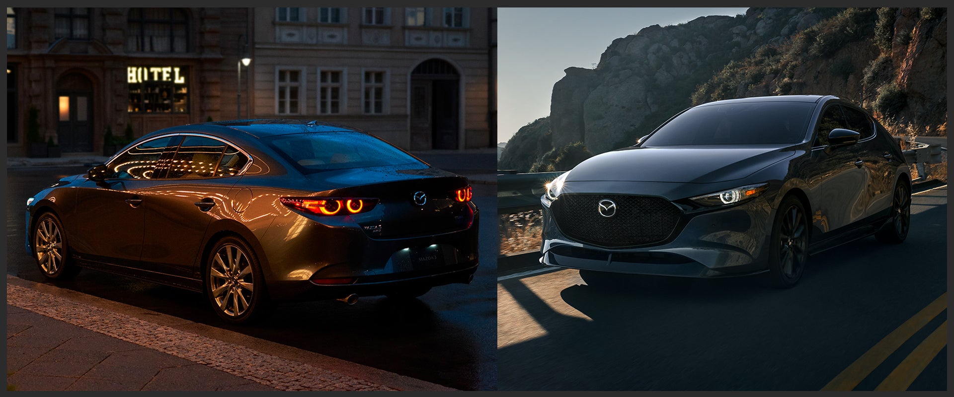 2023 Mazda3 Sedan and 2023 Mazda3 Hatchback