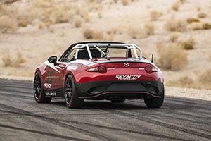 Miata on the race track