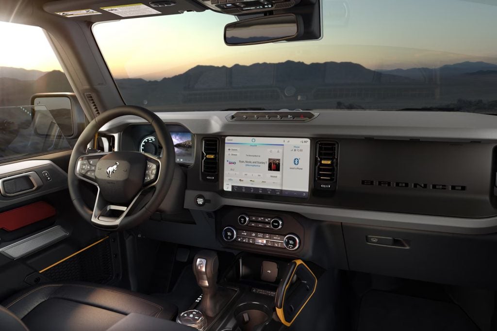 2025 Ford Bronco Interior