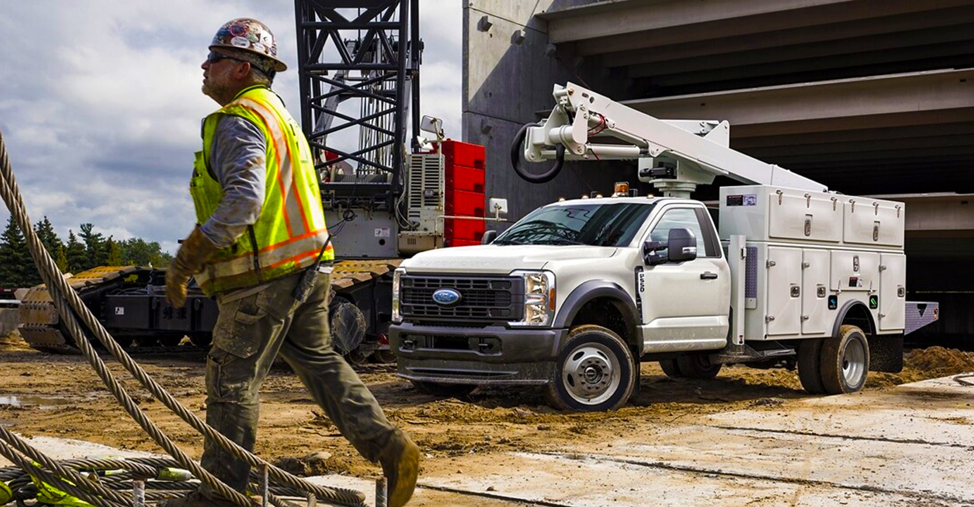 Construction Work Truck