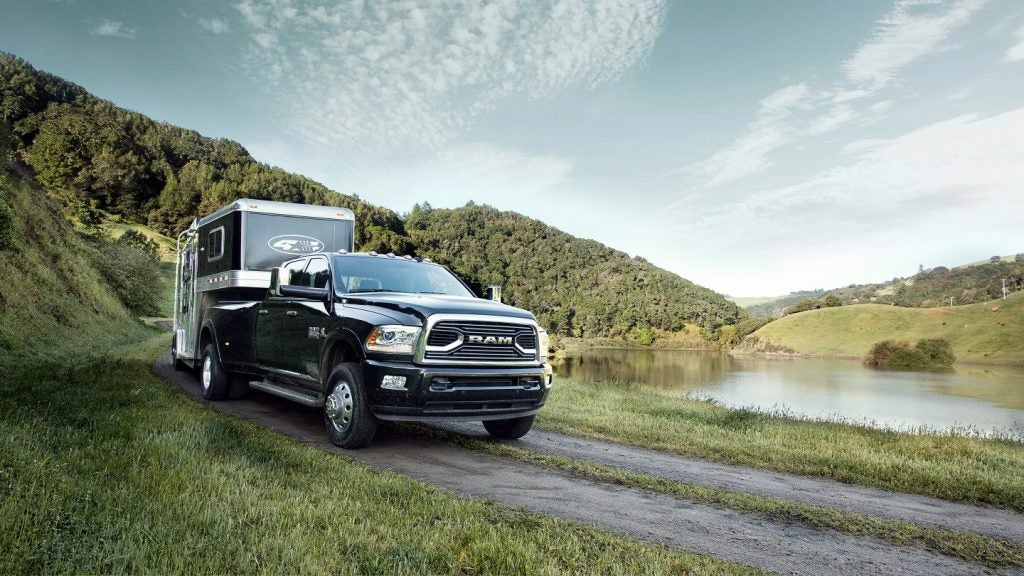 Ram 3500 with Towing Trailer
