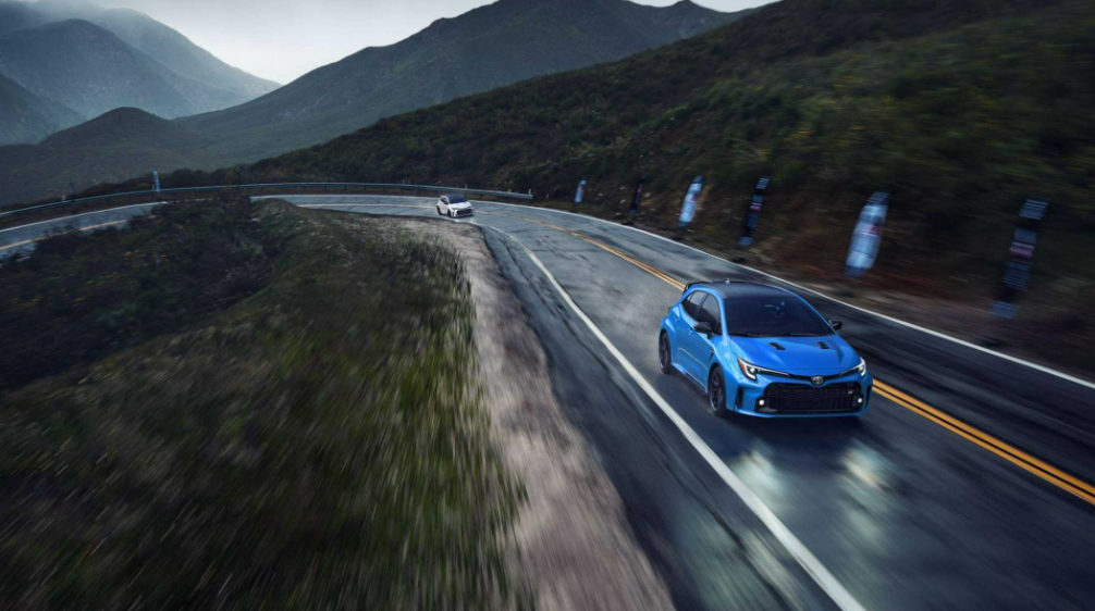 Toyota Unveils the 2024 GR Corolla in a New Blue Flame Color