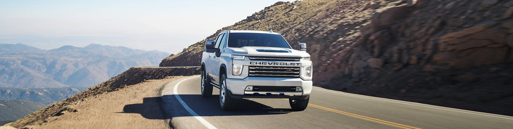 White Chevy Silverado 2500