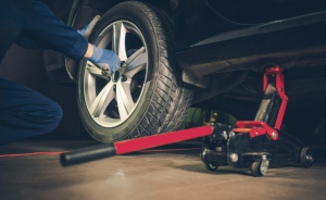 Fixing Flat Tire College Park, MD