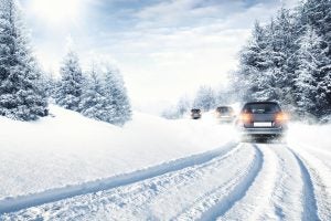 Driving in Snow College Park, MD