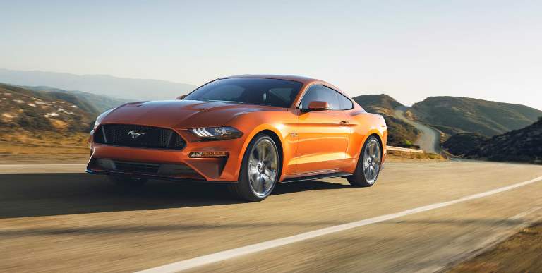 2018-Ford-Mustang-OrangeDriving
