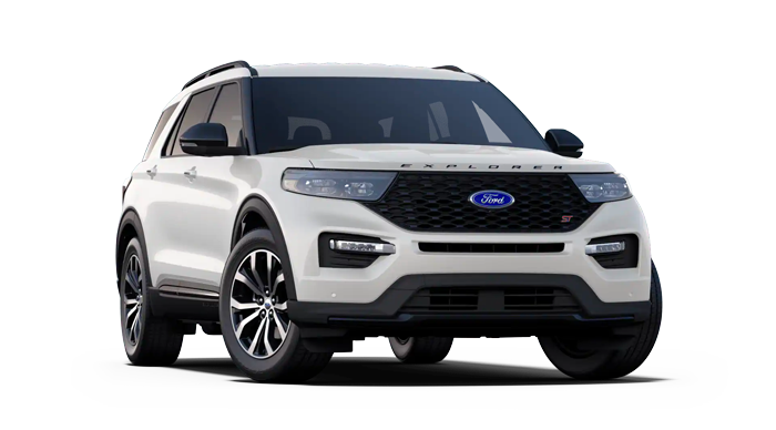 White 2020 Ford Explorer