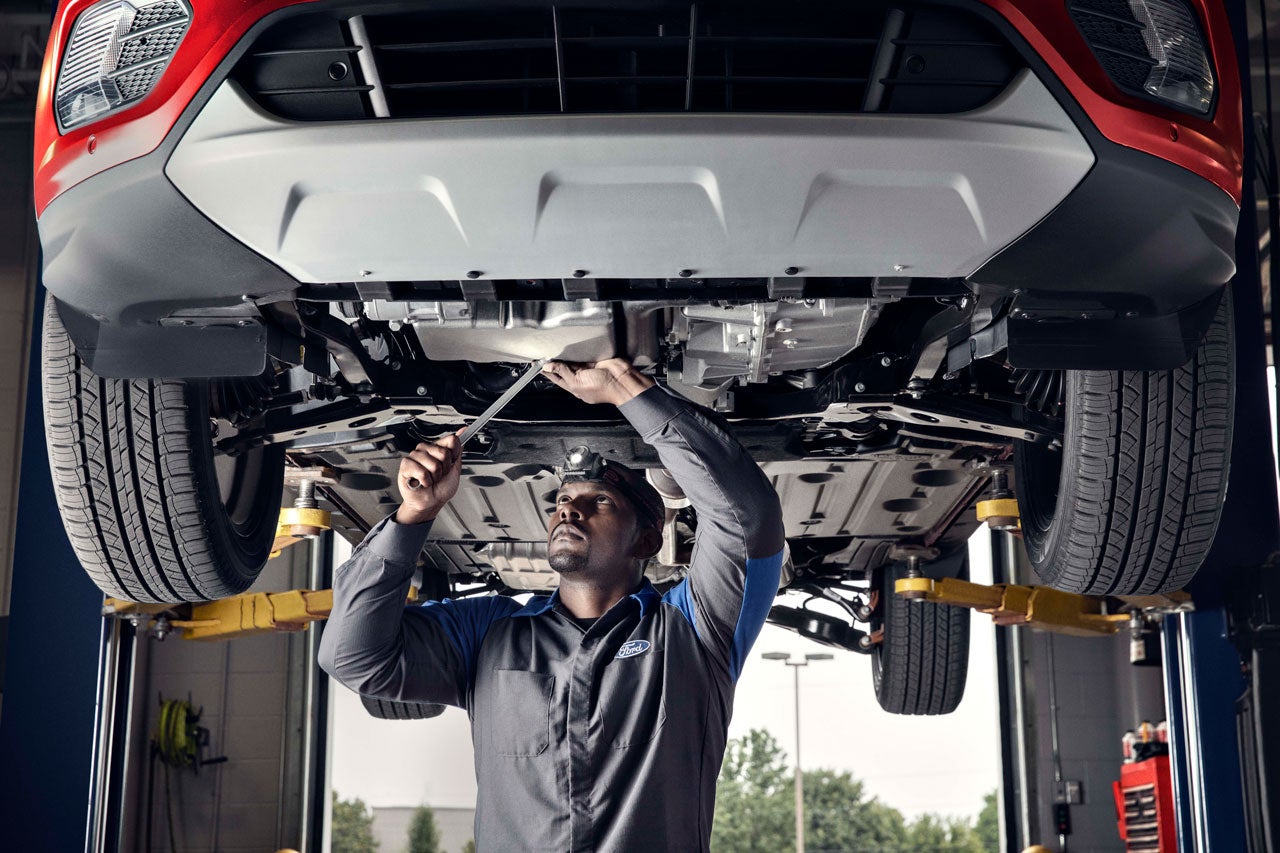 Ford Tech Under Car