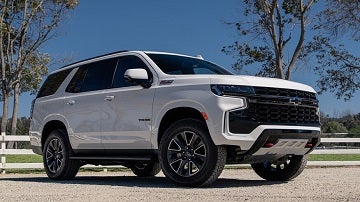 Exterior appearance of the 2021 Chevrolet Tahoe available at Morristown Chevrolet