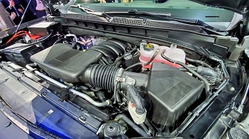Engine appearance of the 2021 Chevrolet Suburban available at Morristown Chevrolet