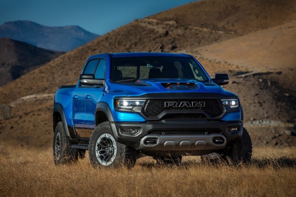2021 Ram 1500 TRX Blue