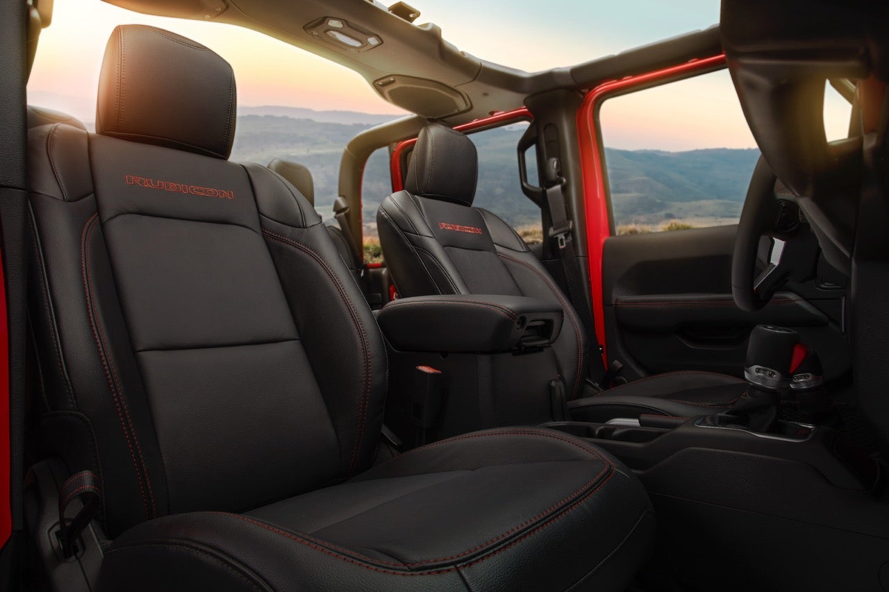 2020 Jeep Gladiator Rubicon Seats Black