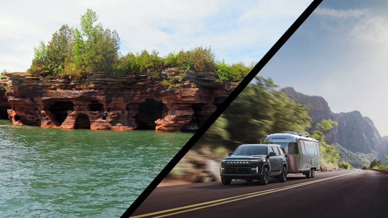 Jeep Wagoneer | Apostle Islands | 22 Islands in Lake Superior | Bayfield Wisconsin