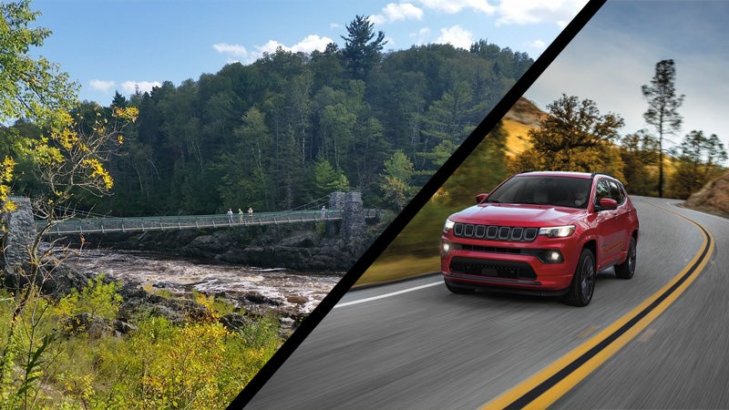 Jeep Compass | Jay Cooke State Park | Swinging Bridge | Carlton Minnesota