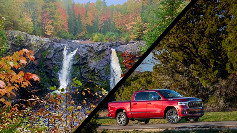 Ram 1500 | Pattison State Park | Big Manitou Falls | Superior Wisconsin