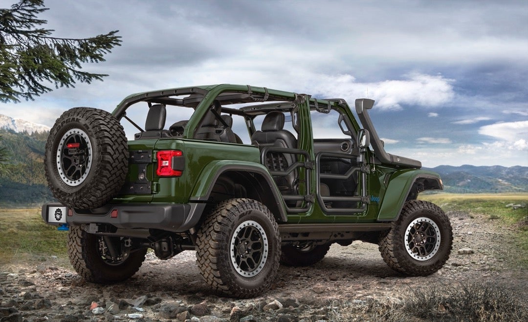 Jeep Wrangler 4xe with Jeep Performance Parts