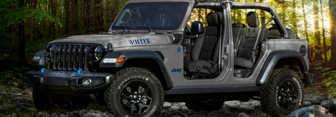 willys 4xe in woods