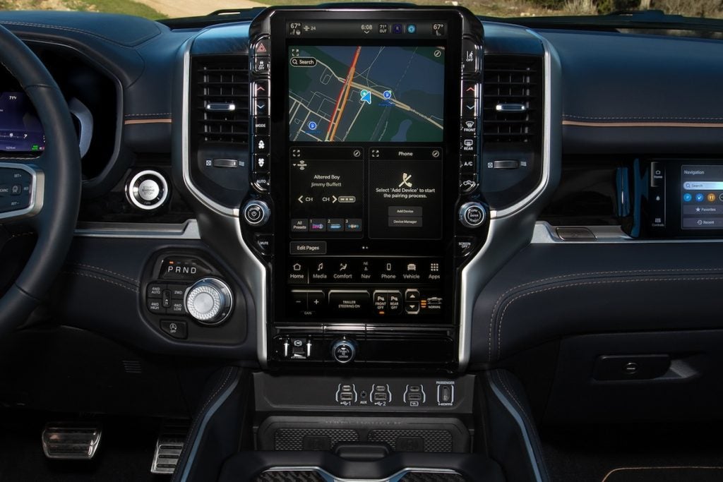 2025 Red RAM 1500 Tungsten - Infotainment View