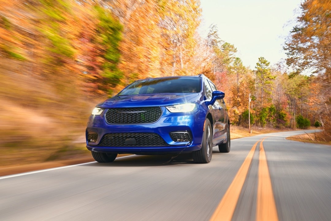 2021 Chrysler Pacifica S Blue Through The Woods