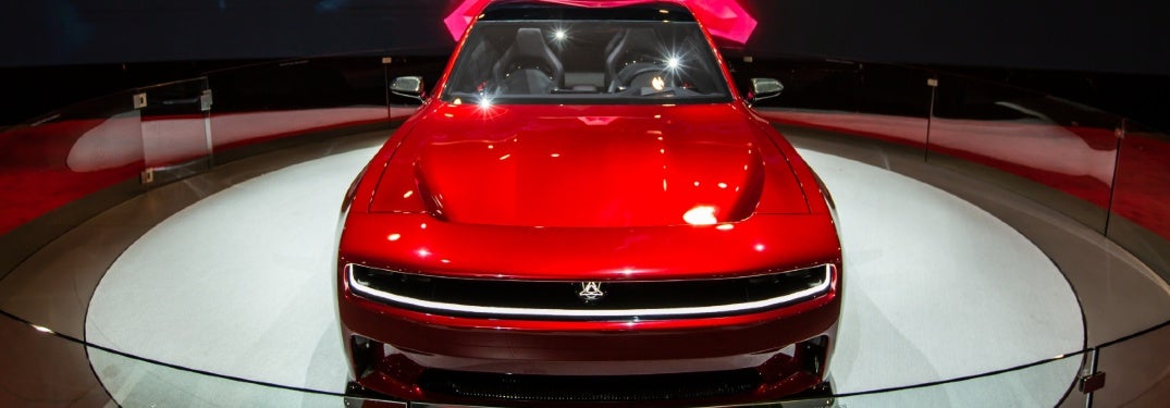 front view of red stryker daytona srt concept