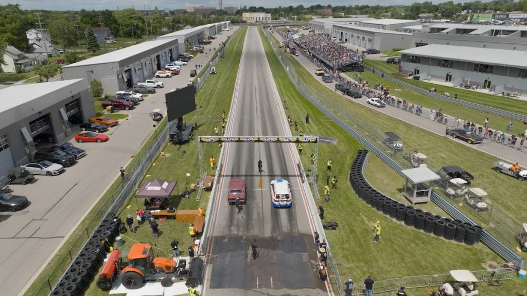 For the first time ever, all racing action during Roadkill Nights Powered by Dodge took place inside M1 Concourse in Pontiac, Michigan. The new location offered first-ever open, walkable pit areas to allow fans to interact with racers.