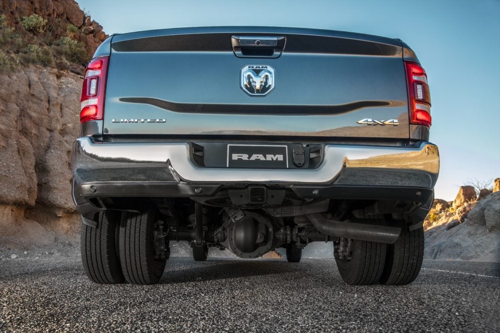 The Back Sexy Exterior Of The 2024 Ram 3500
