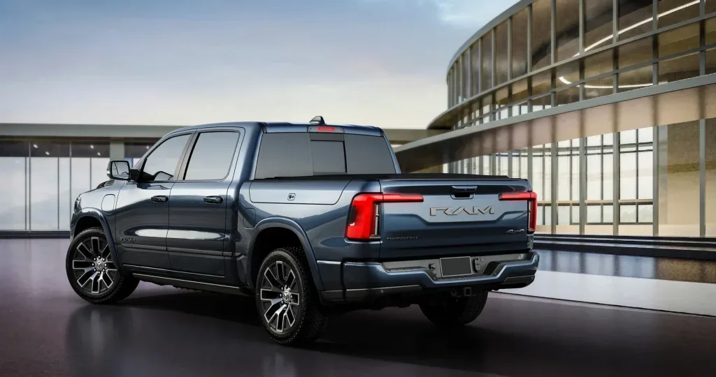 Rear View of the New 2025 RAM 1500