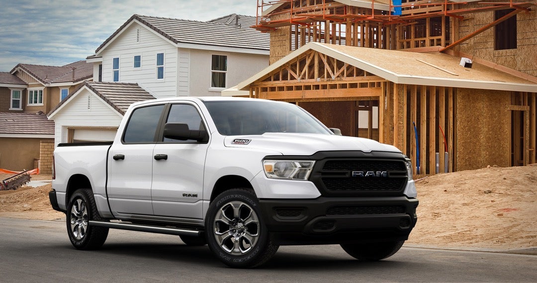 2021 Ram 1500 Tradesman HFE Crew Cab Short Bed White