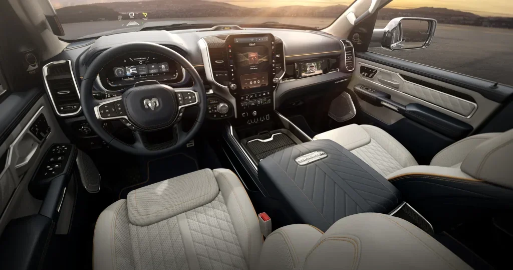 Interior of the New 2025 RAM 1500