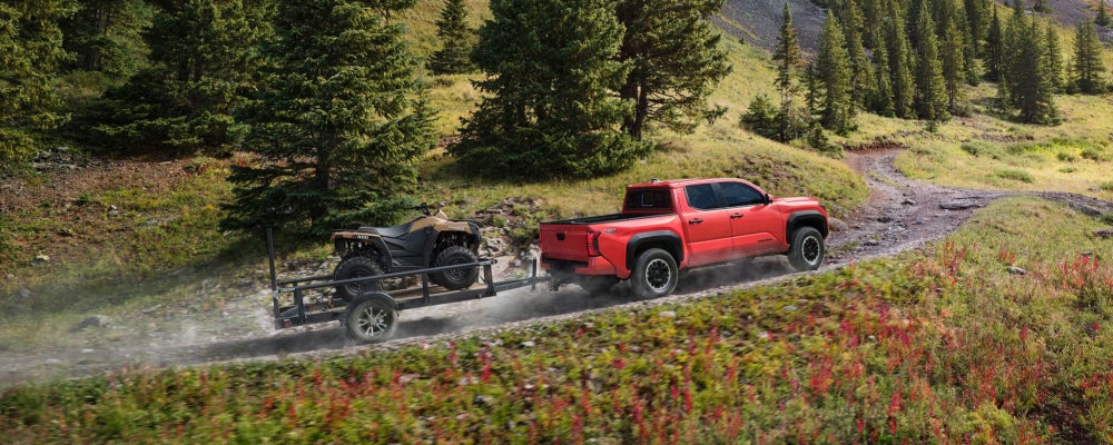 2024 Toyota Tacoma Towing an ATV