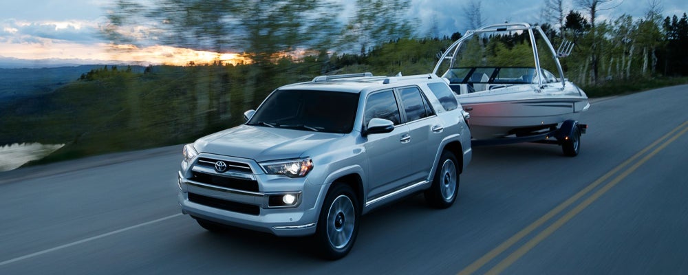 2024 Toyota 4Runner Towing a Boat
