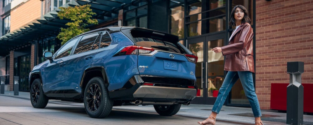 2024 Toyota RAV4 parked in the street