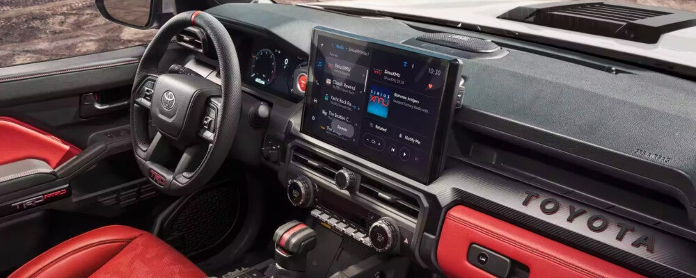 2024 Toyota Tacoma Interior red and black