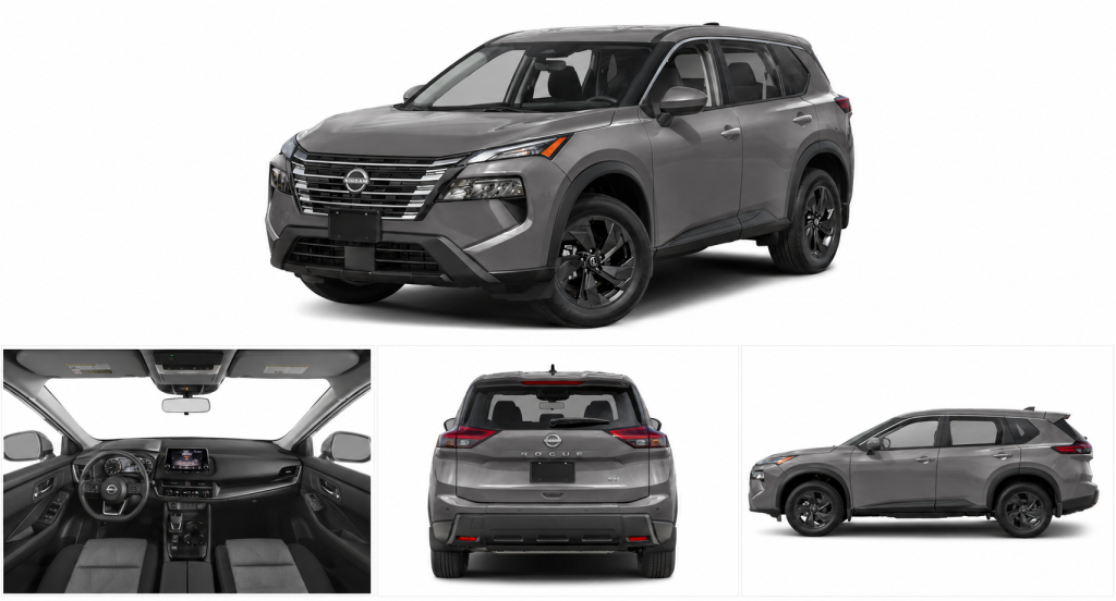 2026 Nissan Rogue SV compact SUV front exterior with Intelligent All-Wheel Drive