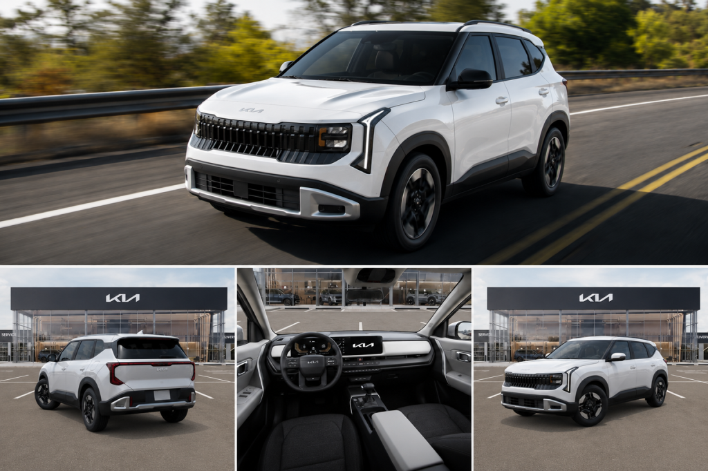 2026 Kia Seltos compact SUV front exterior with available AWD near Avenel NJ