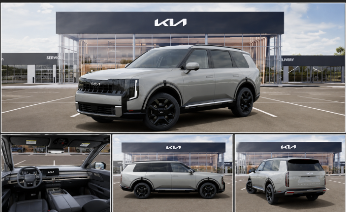 2027 Kia Telluride SX-Prestige luxury three-row SUV front exterior near Avenel NJ