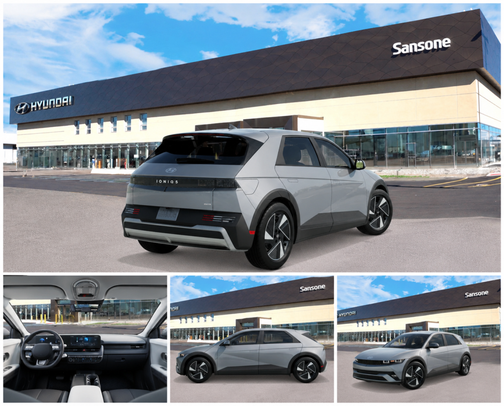 2026 Hyundai IONIQ 5 SE electric SUV front exterior with Parametric Pixel LED lighting near North Woodbridge NJ
