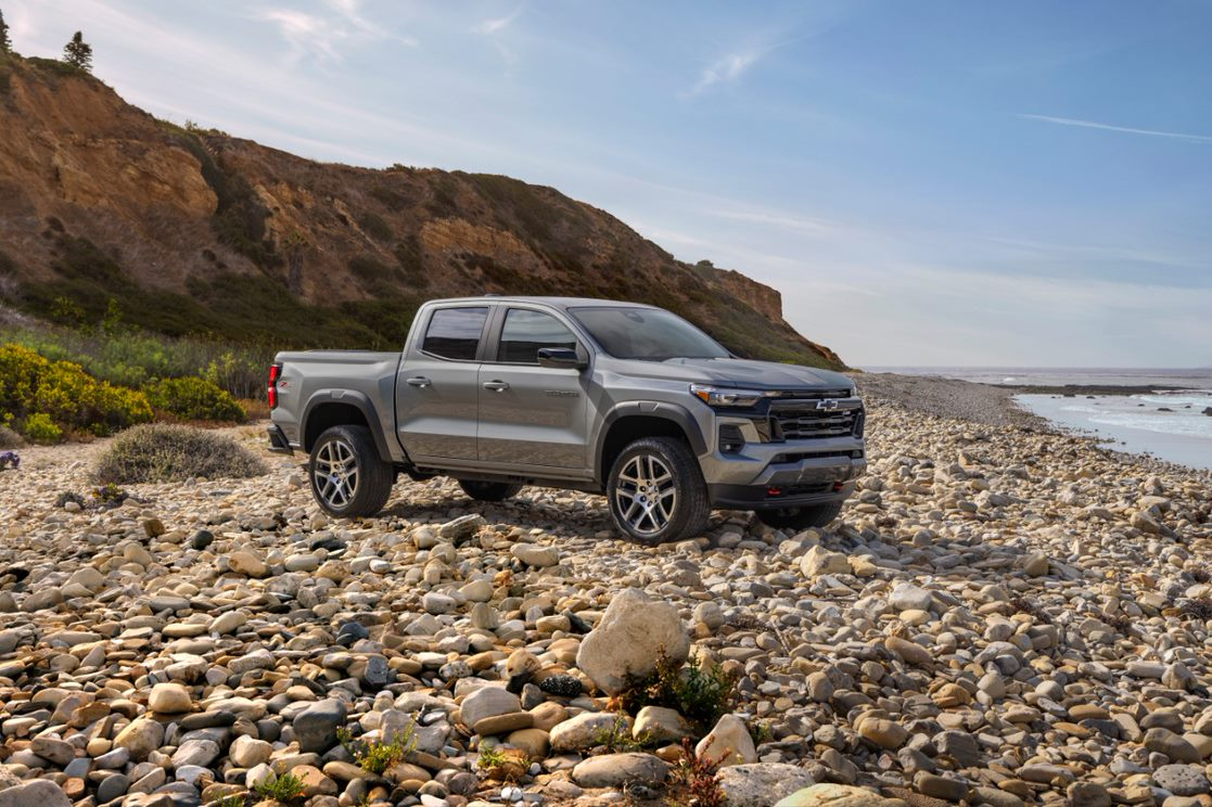 Chevy Colorado on the beach